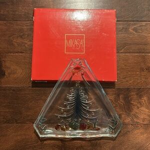 NWT Mikasa Holiday Hostess Platter (WY168/602)